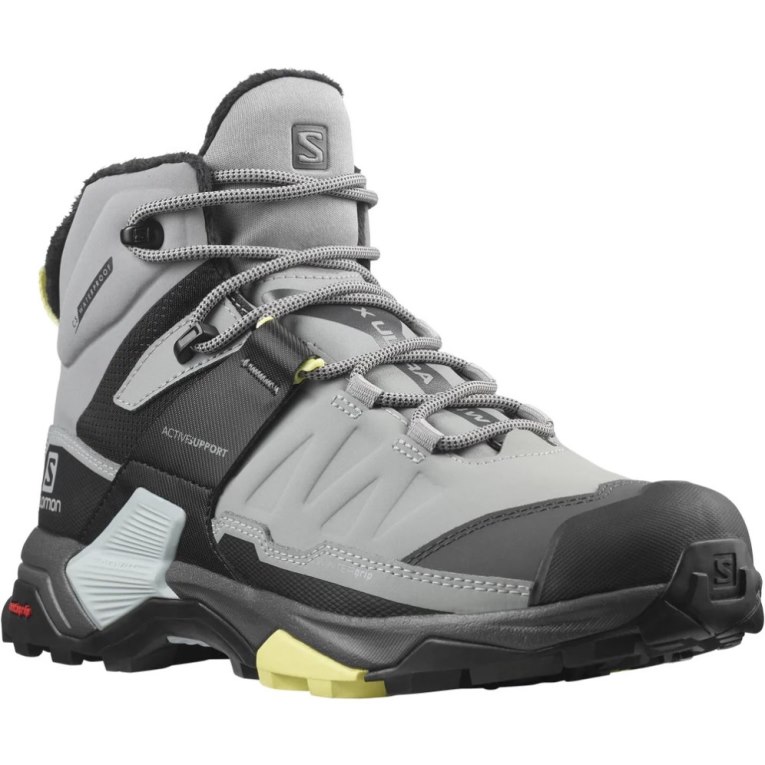 Botas de Invierno Salomon X Ultra 4 Mid Invierno Thinsulate Climasalomon Impermeables Mujer Grises | MX VJBH792